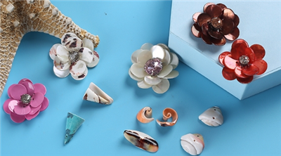 กระดุมเปลือกหอยธรรมชาติ